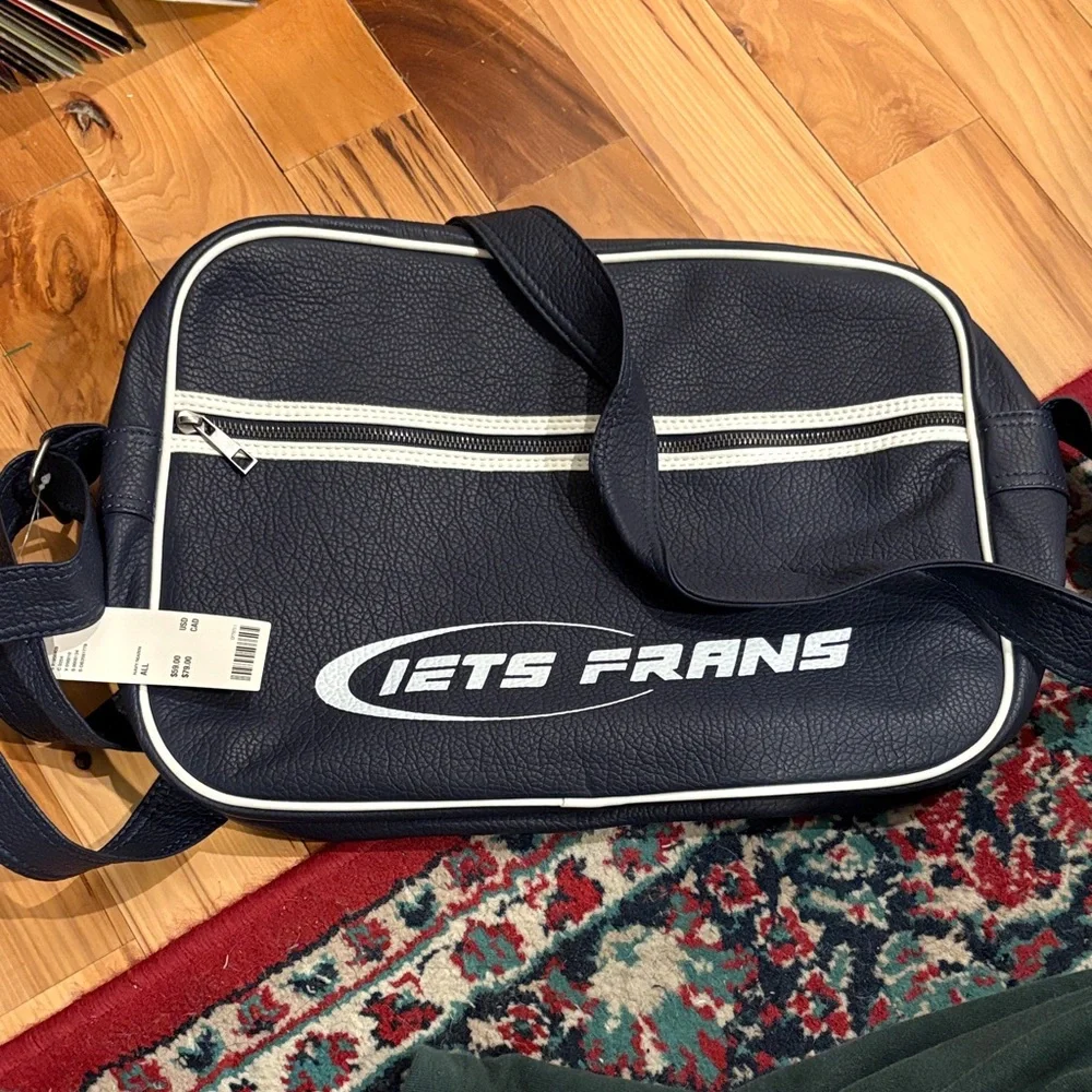 Iets Frans Navy Blue Men's Bag NWT